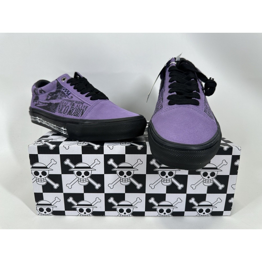 Vans‎ One Piece Wanted Nico Robin Skate Old Skool Shoes Men's 7 New In Box